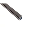Kép 1/4 - ALUMÍNIUM KERETPROFIL FA01 19,5x21x4100 mm INOX
