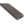 Kép 1/3 - ALUMÍNIUM KERETPROFIL FA06 47x18x4100 mm INOX