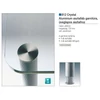 Kép 2/2 - ASZTALLÁB 61572A0E4RG+81200IX0  ÜVEGLAPHOZ 720mm ÁTM: 60mm áll.+30mm ALUMÍNIUM