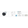 Kép 2/2 - BELTÉRI BÚTORGÖRGŐ 183.5020.03 TALPAS 50mm, 35kg FEKETE