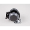 Kép 1/2 - BELTÉRI BÚTORGÖRGŐ 311/MF.050 FÉKEZŐS TALPAS 50mm  35kg FEKETE-SZÜRKE