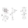 Kép 2/4 - CL BÚTORZÁR 702-CL2 KÖZPONTI FIÓKZÁR OLDALRA D=40mm, 500mm NIKKEL