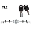 Kép 1/4 - CL BÚTORZÁR 760-CL2 FORGÓRÚDZÁR 76x37mm +2m RÚD NIKKEL