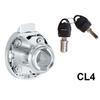 Kép 1/2 - CL BÚTORZÁR 735-CL4 RUGÓS FIÓKZÁR 33x35mm KÖR NIKKEL