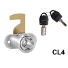 Kép 1/4 - CL BÚTORZÁR 711-CL4 NYELVES BÚTORZÁR 18x42mm NIKKEL