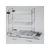 Kép 1/2 - EGTGS30B3C 3RÉSZES KIHÚZHATÓ POLC BELSŐ FÉMRÁCS . KRÓM-SZÜRKE