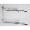 Kép 1/2 - 2104SY/15-50 OLDALLAPRA SZERELHETŐ CSILLAPÍTOTT KIHÚZHATÓ BELSŐ FÉMRÁCS  POLC 110x535x510mm KRÓM