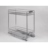 Kép 1/2 - 24270.300 FENÉKLAPRA SZERELHETŐ 2 RÉSZES KIHÚZHATÓ POLC BELSŐ FÉMRÁCS 245x510x475mm KRÓM