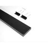 Kép 1/2 - "HORIZON BIG" FALIPOLC AKASZTÓ NÉLKÜL 900x30x100MM FEKETE