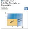 Kép 2/3 - ÖNBEHÚZÓ ADAPTER 973.0X39.380.K1 FÉM FIÓKOLDALHOZ SZÜRKE