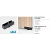 Kép 2/2 - IRODABÚTOR KIEGÉSZÍTŐ PR2619/PR2125F6 SZINTEZŐLÁB 90×19 mm FEKETE