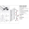 Kép 2/2 - TOLÓAJTÓ BÚTORLAPHOZ 0015/20 ELLENHÚZÓ VASALAT 2240MM ALUMÍNIUM