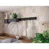 Kép 2/3 - "PRATIKA" TARTÓMODUL FALIPROFILHOZ 200x190x100 MM FEKETE