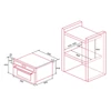 Kép 2/2 - NODOR NorChef MW-4800 SW fehér 8 funkciós sütő + mikro 60 cm