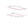 Kép 2/2 - NODOR NorCook VH-N7502 fekete kerámialapos főzőlap 75 cm
