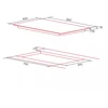 Kép 2/2 - NODOR NorCook GH-8630 GBK fekete üveg gázfőzőlap 86 cm