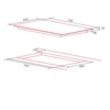 Kép 2/2 - NODOR NorCook GH-7320 GBK fekete üveg gázfőzőlap 73 cm