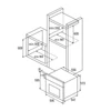 Kép 2/2 - CATA MDS-7208 BK fekete üveg 8 funkciós sütő 60 cm