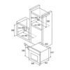 Kép 2/2 - CATA CMD-8108 X inox 9 funkciós sütő 60 cm