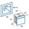 Kép 2/2 - CATA ME-7207 WH fehér üveg 7 funkciós sütő 60 cm