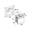 Kép 2/2 - CATA MRA-7108 WH fehér 8 funkciós sütő 60 cm