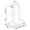 Kép 2/2 - LUMEN 120 inox fali páraelszívó