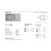 Kép 2/2 - Easy 425 M79 Aluminium gránit mosogatótálca