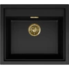Kép 1/3 - Kerámia mosogató Sintesi 105, K86 Black