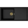 Kép 1/3 - Kerámia mosogató Sintesi 480, K86 Black