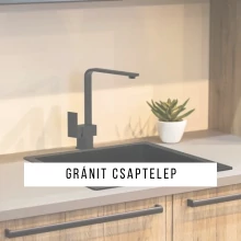Csaptelep gránit mosogatóhoz