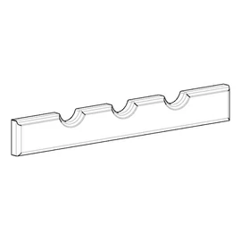 TÖMÖRFA FIRENZE Palacktartó 450x60x20mm ÖREGCSERESZNYE