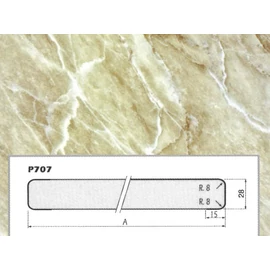 ASZTALLAP FAB 3170 GL SALOME BEIGE 4200x800x28mm