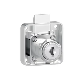 CL BÚTORZÁR 629 RUGÓS FIÓKZÁR 42x42mm, NÉGYSZÖGLETES NIKKEL