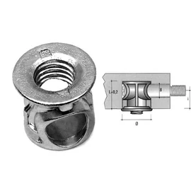 ÖSSZEHÚZÓ BO01 ÖSSZEHÚZÓ HÁZ 14mm HORGANYZOTT