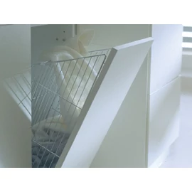 FÜRDŐSZOBAI TÁROLÓ KBPBGC SZENNYESTARTÓ KOSÁR 325×580×240 mm KRÓM