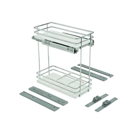 EGTGM45B20 OLDALLAPRA SZERELHETŐ BELSŐ FÉMRÁCS  414×506×494mm KRÓM-FEHÉR