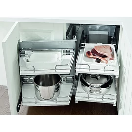 SMACE45SX BALOS SAROKSZEKRÉNYBE SZERELHETŐ BELSŐ FÉMRÁCS 845x568x489mm KRÓM-FEHÉR