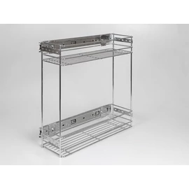 24250.202 OLDALLAPRA SZERELHETŐ BELSŐ FÉMRÁCS 160x490x470mm KRÓM