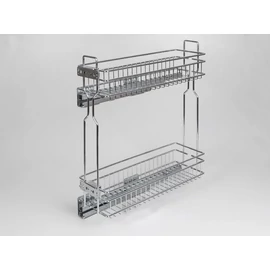 HFR200 OLDALLAPRA SZERELHETŐ BELSŐ FÉMRÁCS 151x545x468mm KRÓM