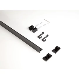 "PRATIKA" FALIPROFIL 600x40x22MM FEKETE