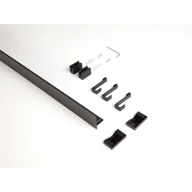 "PRATIKA" FALIPROFIL 900x40x22MM FEKETE