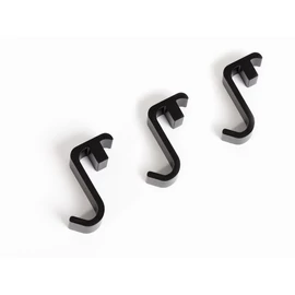 "HANG" 3 DB AKASZTÓ 10x30x30MM FEKETE