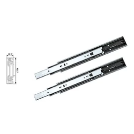 Ezüst Fiókcsúszó HB45 Comfort SC push open, többféle hosszúságban