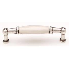 Natúr porcelán - Antikolt ezüst