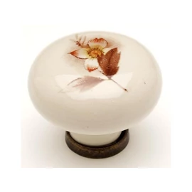 Vintage fogantyú barna virág