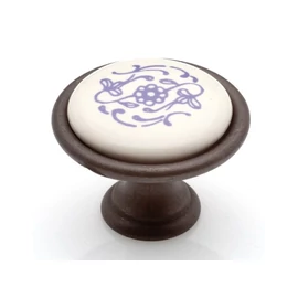 Vintage fogantyú kék motívum