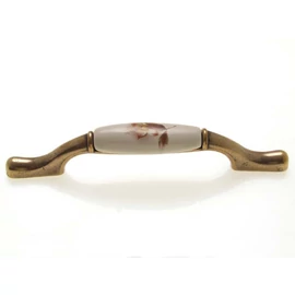 Vintage fogantyú barna virág