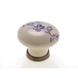 Vintage fogantyú kék virág