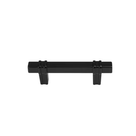 Rusztikus konyhabútor fogantyú matt fekete