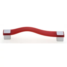 Piros áttetsző műanyag fogantyú